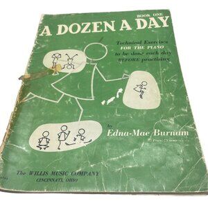 A dozen a day book Edna Mae Burnam Willis music company 28 PG READ